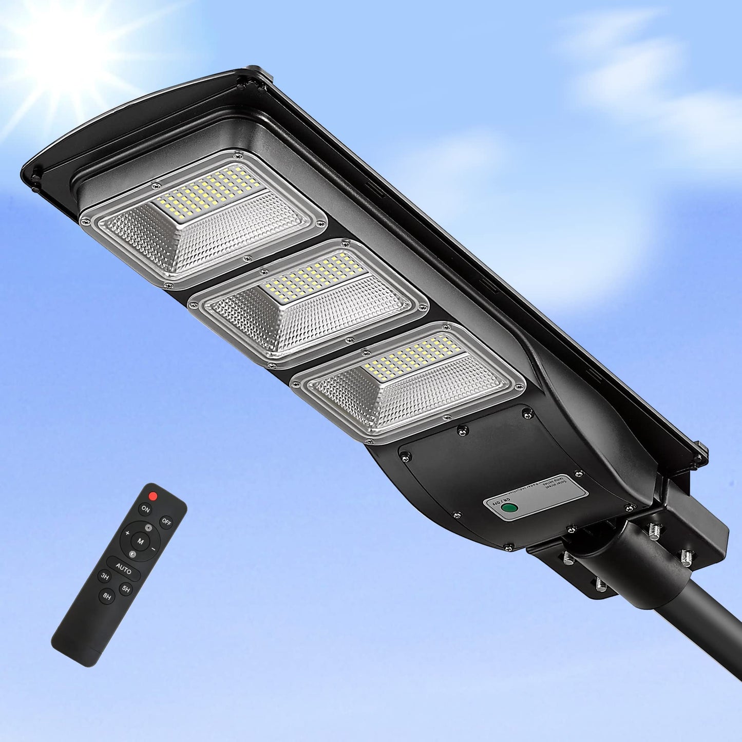 SOLAR STREET LIGH WIH LIHIUM BATTERIES