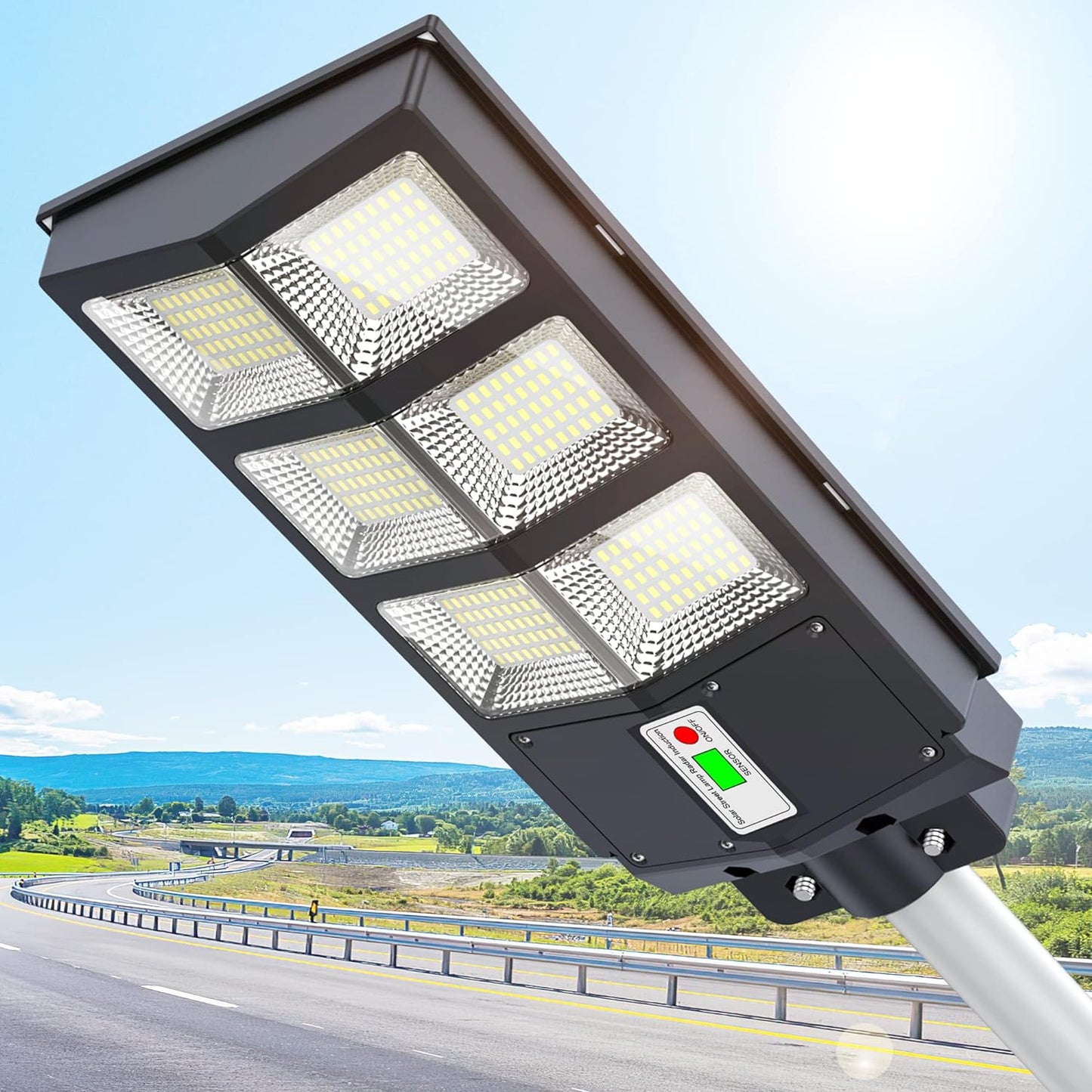 SOLAR STREET LIGH WIH LIHIUM BATTERIES