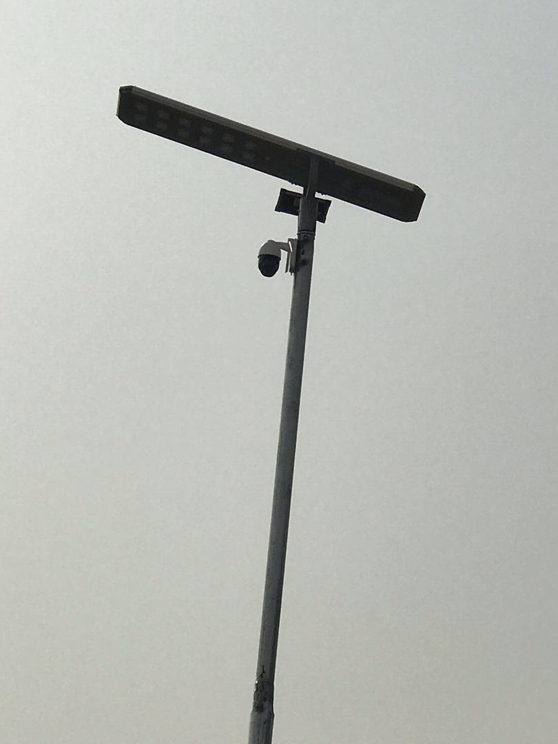 OUTDOOR SECURITY LIGHT AND CAMERA