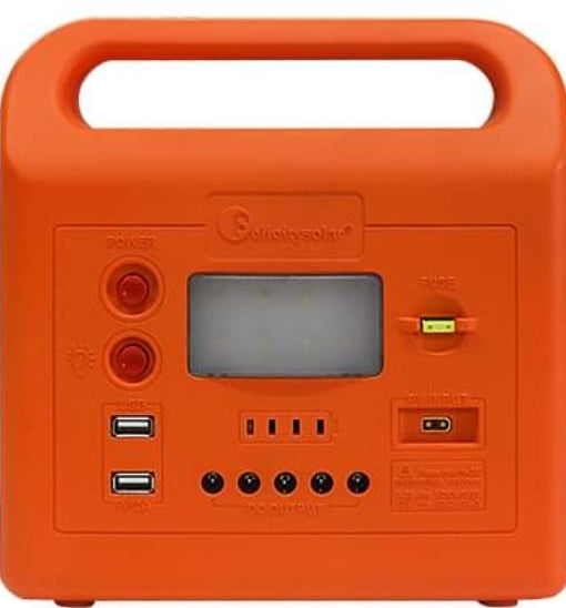 Solar DC generator with bulbs