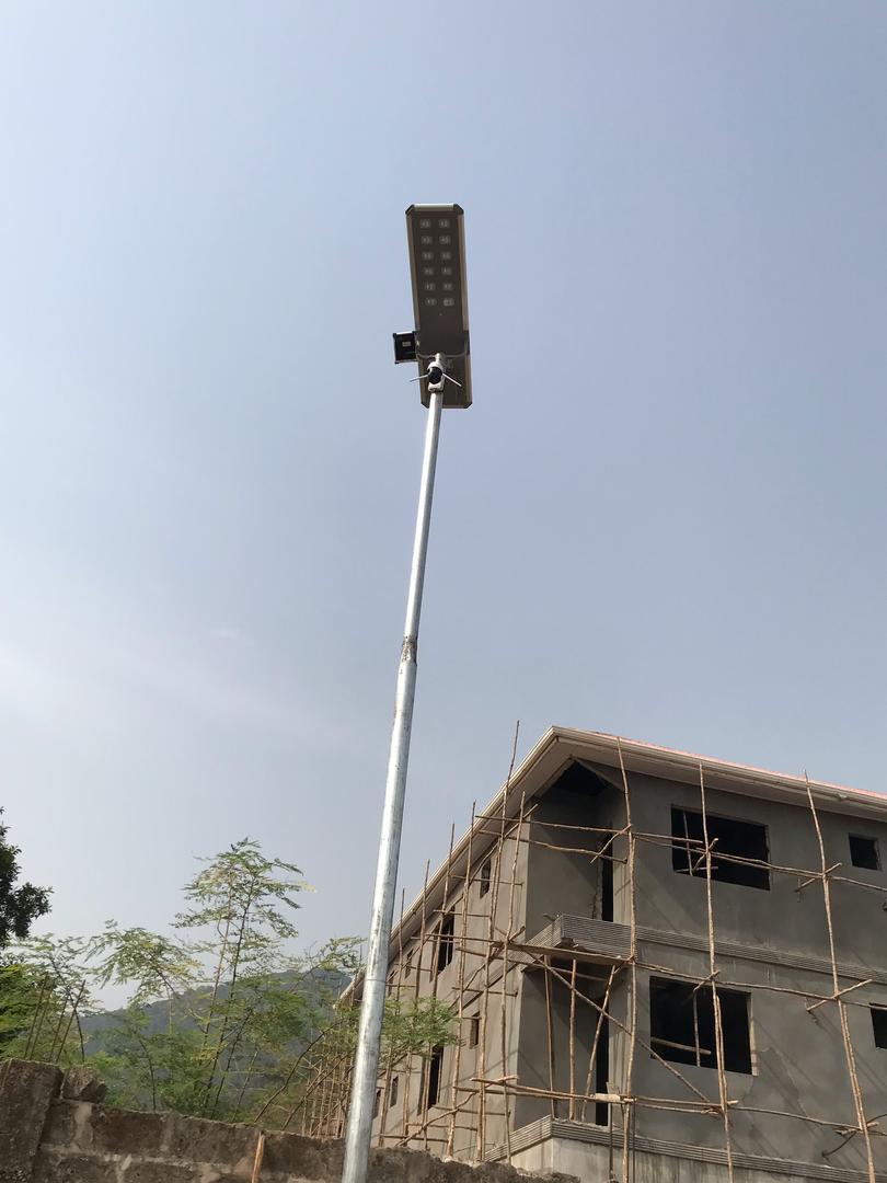 OUTDOOR SECURITY LIGHT AND CAMERA